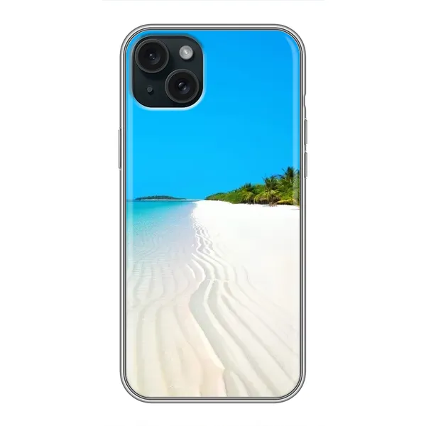 Чехол с рисунком «Море песок» для iPhone 14 Plus