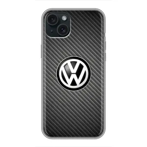 Чехол "Фольксваген" для iPhone 14 Plus (На карбоне)