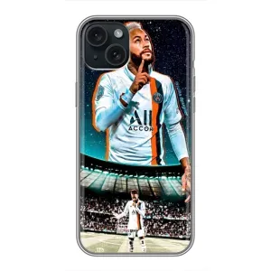 Силиконовый Чехол iPhone 14 Plus (Неймар ПСЖ)