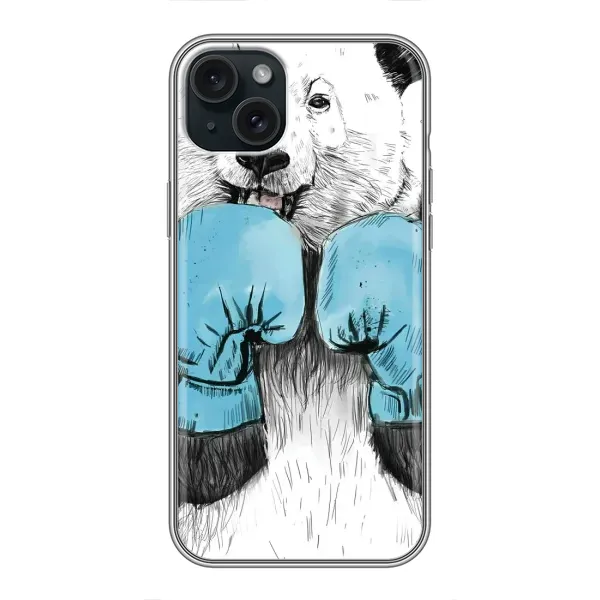 Чехол с рисунком «Панда боксер» для iPhone 14 Plus