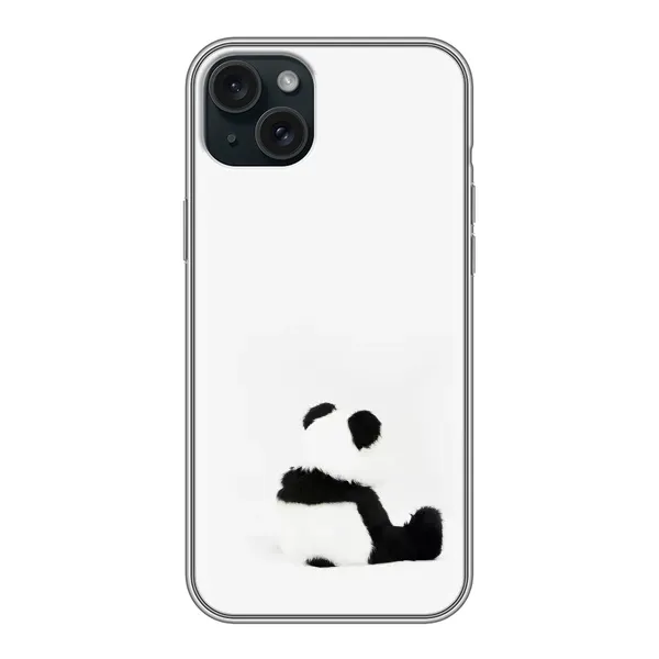 Чехол с рисунком «Панда обиделся» для iPhone 14 Plus