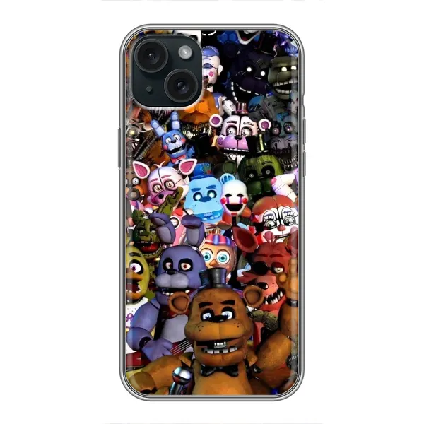 Чехол с рисунком «Персонажи Фредди» для iPhone 14 Plus