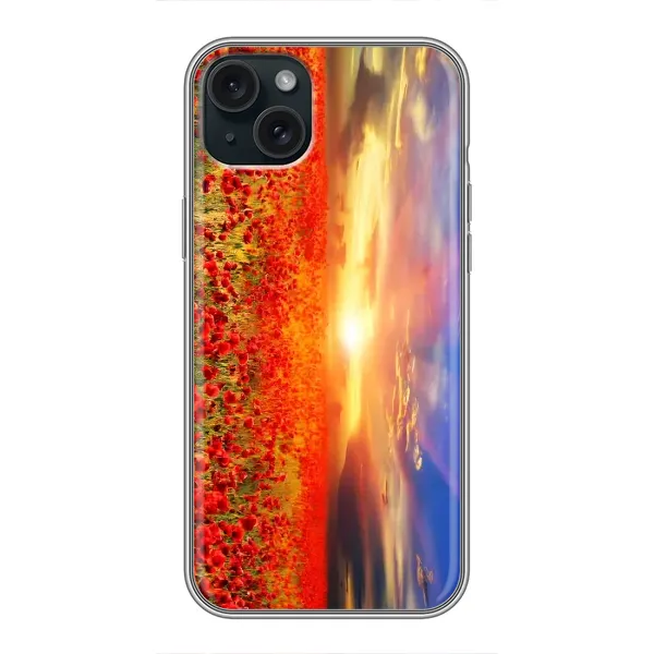 Чехол с рисунком «Поле тюльпанов» для iPhone 14 Plus Чехол с рисунком «Поле тюльпанов» для iPhone 14 Plus