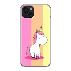 Чехол с рисунком «Радужный Единорог» для iPhone 14 Plus