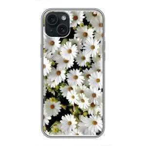 Чехол с ромашками на iPhone 14 Plus (Рамка в ромашках)