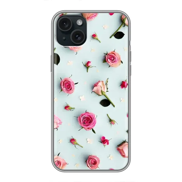 Чехол с рисунком «Разные цветы» для iPhone 14 Plus