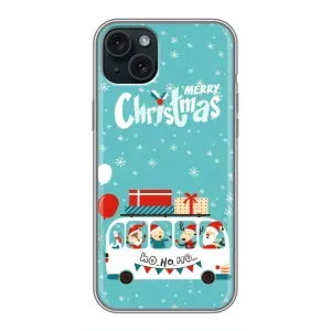 Силиконовый бампер на рождество для iPhone 14 Plus (Рождественское настроение)