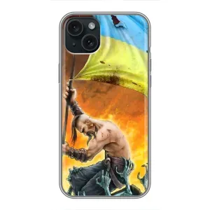 Чохол з картинкою (Патріотичний КОЗАК) на iPhone 14 Plus (Сильний КОЗАК)
