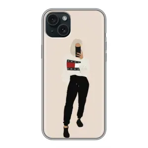 Силіконовый Чохол на iPhone 14 Plus з картинкой Модных девушек (Стильна)