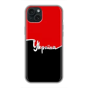 Чехлы УПА (Красно-Чёрный) на iPhone 14 Plus (Украина УПА)