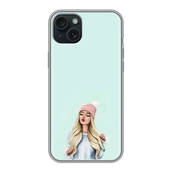 Чехол с рисунком «В шапке» для iPhone 14 Plus Чехол с рисунком «В шапке» для iPhone 14 Plus