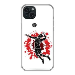 Чехлы с принтом Спортивная тематика для iPhone 14 Plus (Волейболист)