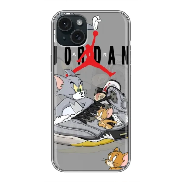 Чехол с рисунком «Air Jordan» для iPhone 15 Plus
