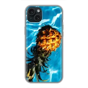 Чехол с изображением вкусной еды для iPhone 15 Plus (Ананас)