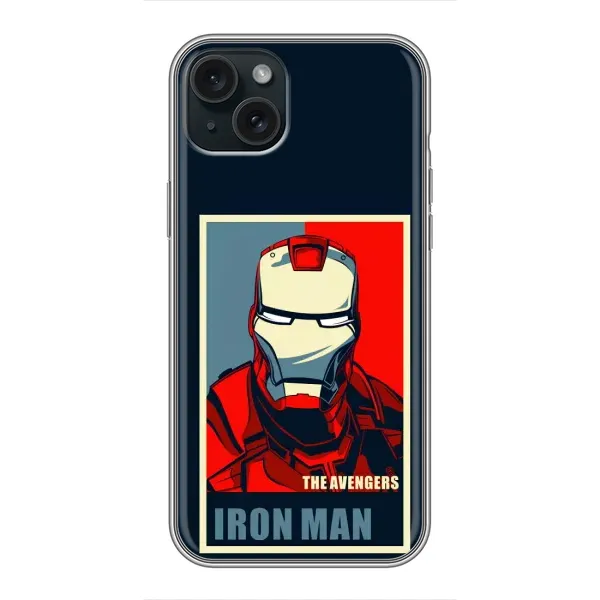 Чехол с рисунком «Art Iron man» для iPhone 15 Plus Чехол с рисунком «Art Iron man» для iPhone 15 Plus