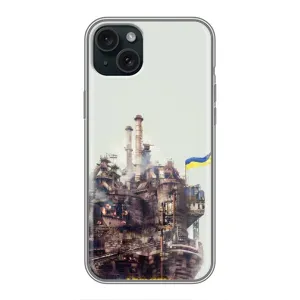 Чохли на військову тематику для iPhone 15 Plus (Азовсталь)