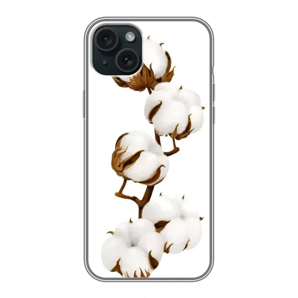 Чехол с рисунком «Бавовна» для iPhone 15 Plus Чехол с рисунком «Бавовна» для iPhone 15 Plus