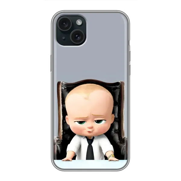 Чехол с рисунком «BOSS» для iPhone 15 Plus
