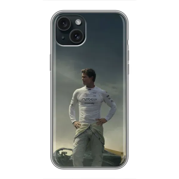 Чехол с рисунком «Бред Питт» для iPhone 15 Plus Чехол с рисунком «Бред Питт» для iPhone 15 Plus