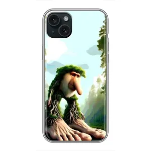 Чехол с мемами тралалело тралала для iPhone 15 Plus (Брр брр патапим)