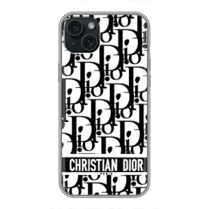Чехол (Dior, Prada, YSL, Chanel) для iPhone 15 Plus (Christian Dior)