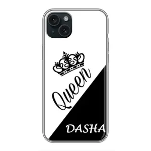 Именные Женские Чехлы для iPhone 15 Plus (DASHA)
