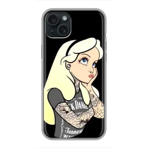 Чехол Стильные девушки на iPhone 15 Plus (Девушка обиделась)