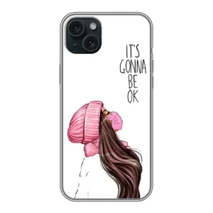 Чехол Стильные девушки на iPhone 15 Plus (Девушка в маске)