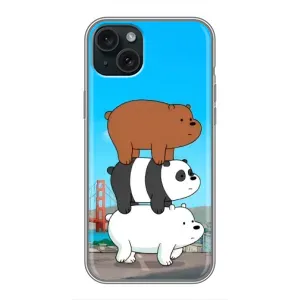 Чохли з Пандами на iPhone 15 Plus (Друзі)