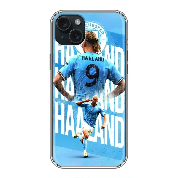 Чехол с рисунком «Erling Haaland» для iPhone 15 Plus