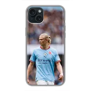 Чохли з принтом на iPhone 15 Plus Футболіст (Ерлинг Холанд)