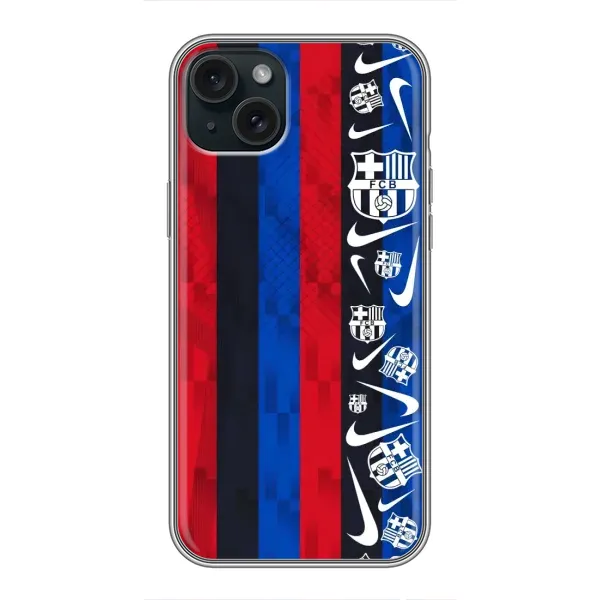 Чехол с рисунком «Фанат Барсы» для iPhone 15 Plus