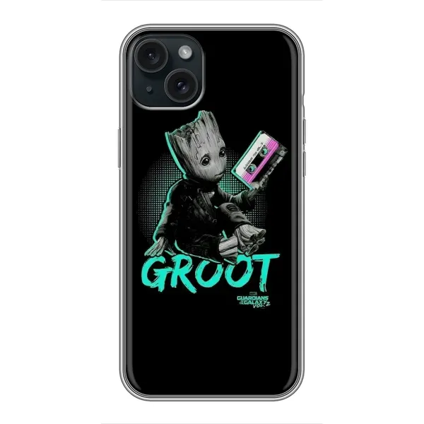 Чохол з малюнком «Groot» для iPhone 15 Plus Чохол з малюнком «Groot» для iPhone 15 Plus
