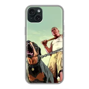 Чехол с рисунком «GTA» для iPhone 15 Plus