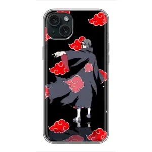 Чохли з принтом Ітачі Учіха на iPhone 15 Plus (Ітачі в плащі)
