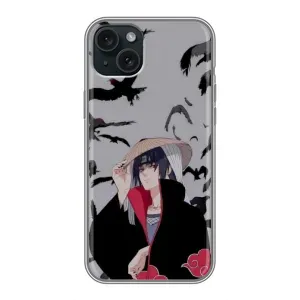 Чохли з принтом Ітачі Учіха на iPhone 15 Plus (Ітачі Ворони)