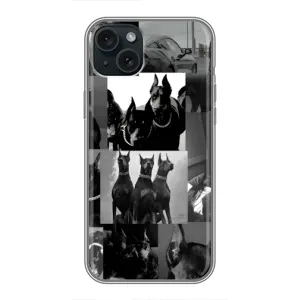 Чохол ДОБЕРМАН для iPhone 15 Plus (Колаж Доберман)