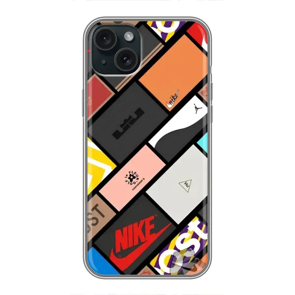 Чехол с рисунком «Коробки» для iPhone 15 Plus Чехол с рисунком «Коробки» для iPhone 15 Plus