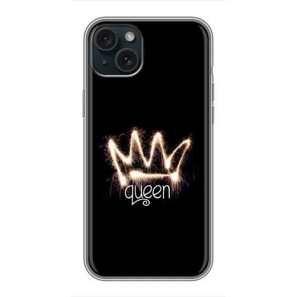 Чехол с рисунком «Корона» для iPhone 15 Plus