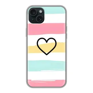 Чохли з тематикою "Маленькі Сердчеки" на iPhone 15 Plus (Гарне сердечко)