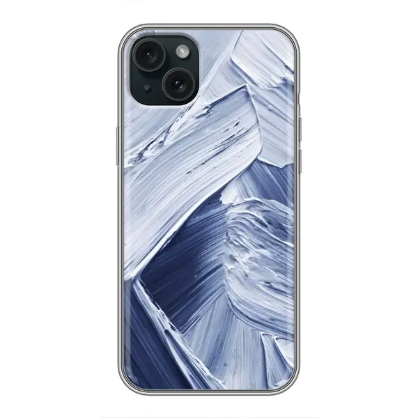 Чехол с рисунком «Краски мазки» для iPhone 15 Plus