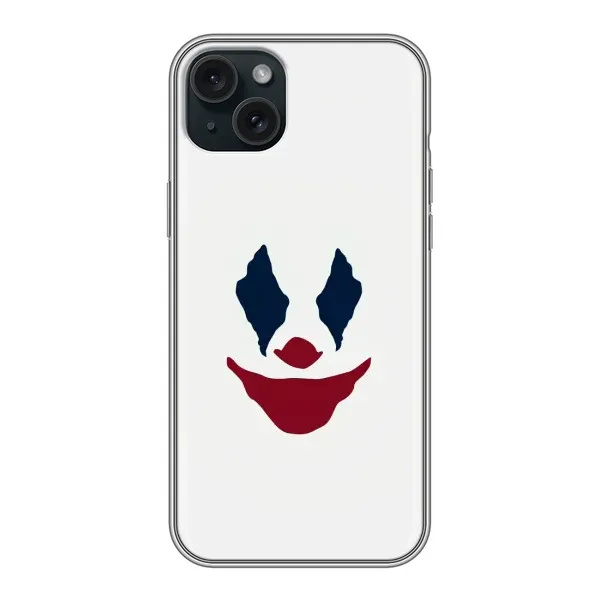 Чехол с рисунком «Лицо Джокера» для iPhone 15 Plus Чехол с рисунком «Лицо Джокера» для iPhone 15 Plus