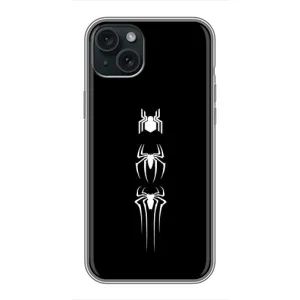 Чохол Супергерой Людина Павук на iPhone 15 Plus (Лого павука)