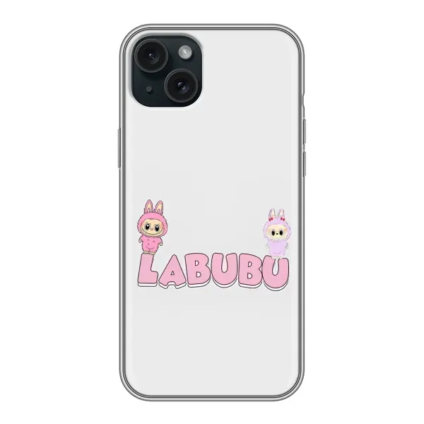 Чехол с рисунком «Логотип Лабубу» для iPhone 15 Plus Чехол с рисунком «Логотип Лабубу» для iPhone 15 Plus