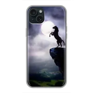 Чохли з зображенням різних тварин на iPhone 15 Plus (Кінь)