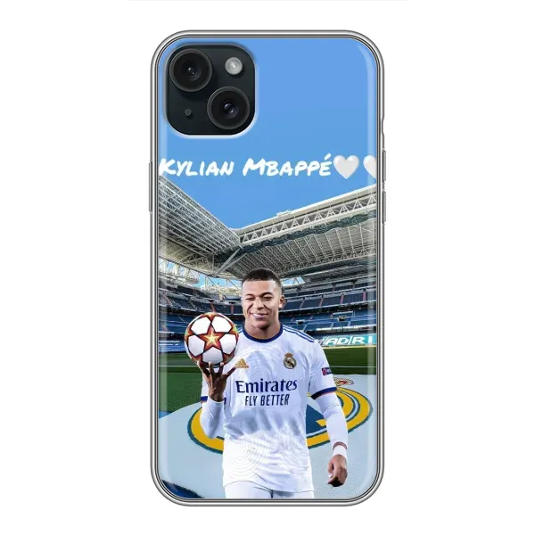 Чехол с рисунком «Mbappe Real» для iPhone 15 Plus Чехол с рисунком «Mbappe Real» для iPhone 15 Plus