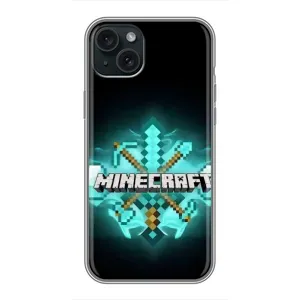 Чохол майнкрафт для iPhone 15 Plus (MineCraft 2)