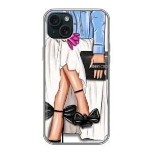 Силиконовый Чехол на iPhone 15 Plus с картинкой Стильных Девушек (Мода)