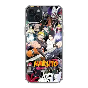 Купить Чохли на телефон з принтом Anime для iPhone 15 Plus (Наруто постер)