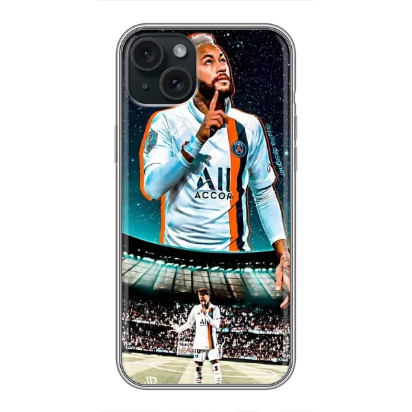 Чехол с рисунком «Неймар ПСЖ» для iPhone 15 Plus Чехол с рисунком «Неймар ПСЖ» для iPhone 15 Plus